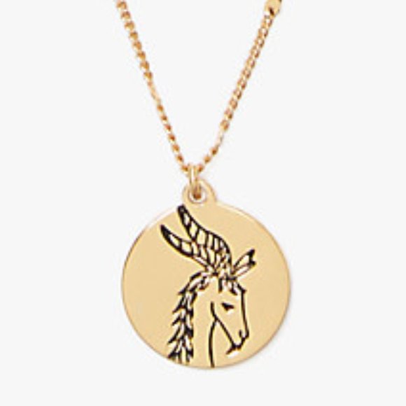 Kate Spade Zodiac Capricorn Round Pendant - Picture 1 of 5